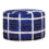 Pouf Splash Babel Brune bleu-blanc O20EL2