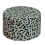 Féline Pouffe Babel Brune Bleu O20FE1