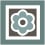 Piastrella in cemento Rose Corner De Tegel Small 5393-7x7x1,6