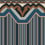 Opus panoramic wallpaper Papier français  Bleu / Noir AD-007-002-PANEL