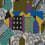 Papel pintado Village Cubiste Papier français  Vert CR-003-001