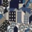 Tapete Kubistendorf Papier français  Denim CR-003-003