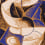 Carta da parati Enigma Papier français  Bleu / Truffe CR-005-003