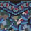 Florelle panoramic wallpaper Papier français  Bleu AD-002-003-PANEL