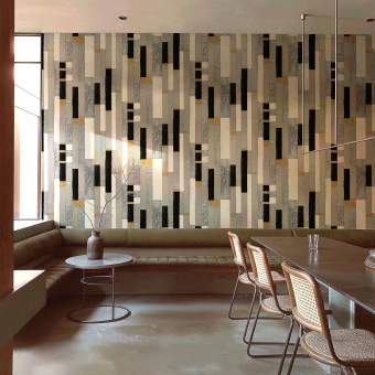 Klimt panoramic wallpaper
