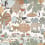 Tapete Animal Kingdom Little Greene Pea ANI_KIN_03