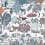 Tapete Animal Kingdom Little Greene Bassoon ANI_KIN_06