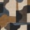 Papier peint Modernismo Casamance Anthracite / Marine 76820406
