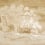 Koraku panoramic wallpaper Casamance Grege doré 76720100