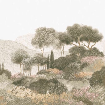 Panoramic wallpaper Maquis Corse