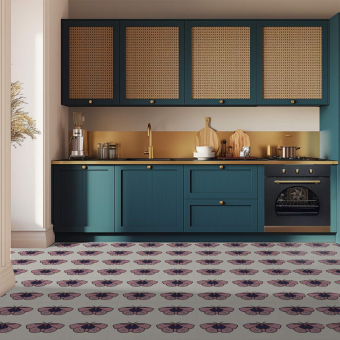 Le Papillon Rose cement tile
