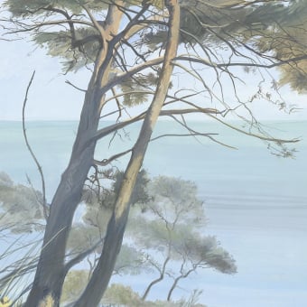 Panorama-Tapete Entre les Pins