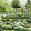 Papier peint panoramique Promenade des Buis Les Dominotiers Périgourdin DOM5014