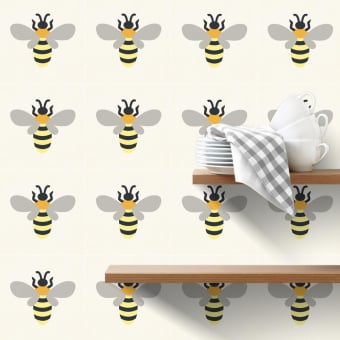 Zementfliese L'Abeille