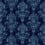 Tessuto Barouche Damask Ralph Lauren Indigo FRL5318/01