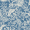 Papel pintado adhesivo Pomegranate Rifle Paper Co. Blue & Ivory PSW1631RL