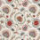 Tissu Mandana Nina Campbell Blue/Ruby/Ivory NCF4560-01