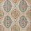 Tissu Karabali Nina Campbell Teal/Russet/Ochre NCF4562-04