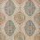 Karabali Fabric Nina Campbell Teal/Russet/Ochre NCF4562-04
