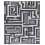 Alfombra Maze AMINI Black&White Amini-36765