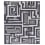 Tapis Maze AMINI Black&White Amini-36765