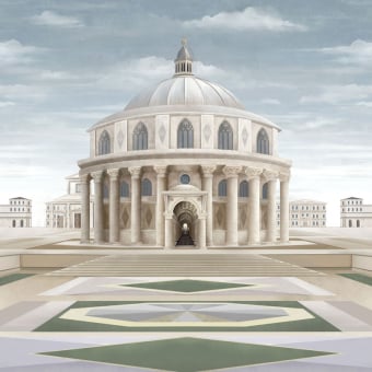 Panorama-Tapete L'Utopie Moderne