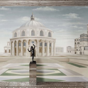 Panoramic wallpaper Modern Utopia