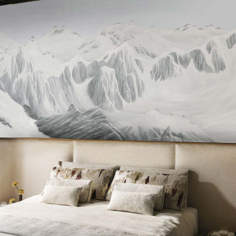 Papel pintado panorámico Las Cimas Cristalinas