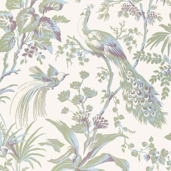 Carta da parati Peacock Toile