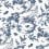Papier peint Newlands Toile Thibaut Blue AT57837