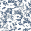 Tapete Newlands Leinwand Thibaut Blue AT57837