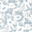 Newlands Canvas Wallpaper Thibaut Soft blue AT57834