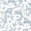 Papier peint Newlands Toile Thibaut Soft blue AT57834