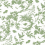Newlands Canvas Wallpaper Thibaut Green AT57836