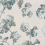 Papel pintado Sussex Hydrangea Thibaut Slate and Linen AT57847