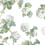 Papel pintado Sussex Hydrangea Thibaut White and Green AT57849