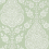 Balmuccia Damask wallpaper Thibaut Soft Green AT57867