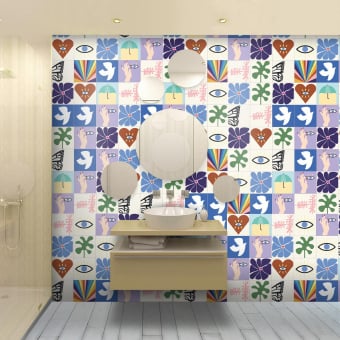 Cement Tile Symbols Mix