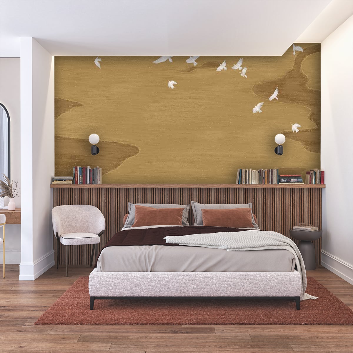 Carta da parati panoramica Migrazione - Casamance, image size:1200x1200