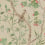 Carta da parati Claire Thibaut Coral and green T42009