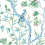 Carta da parati Claire Thibaut Blue and Green T42014
