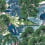 Papier peint Pagoda Trees Thibaut Lavender and Blue T42024