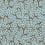 Papier peint Maldives Thibaut Blue and brown T42045