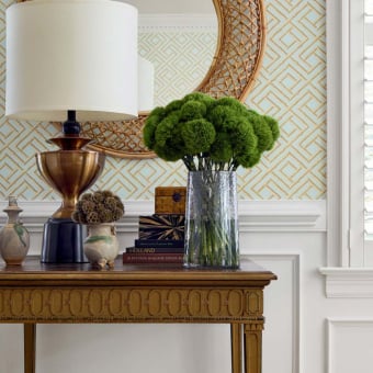 French Lattice Wallpaper