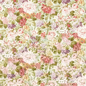 Hydrangea & Rose Outdoor Fabric