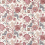 Salisbury Embroidery Fabric Sanderson Crimson DHIF237605