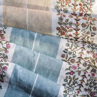 Pergola Embroidery Fabric