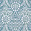 Papier peint Chamomile Thibaut Blue and White T14314