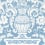 Papier peint Galway Thibaut Blue T14361