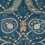 Lewis Wallpaper Thibaut Navy and Teal T13217